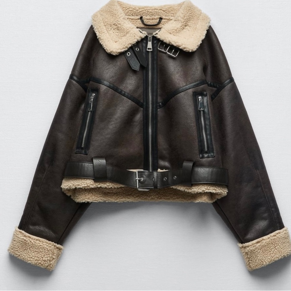 Double sided short belted Jacket( missing belt)